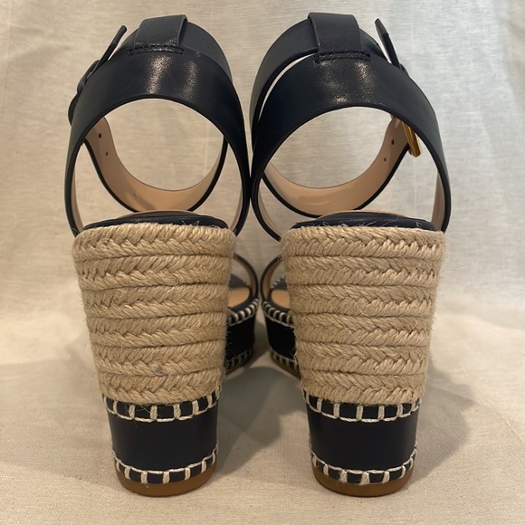 Lauren Ralph Lauren navy wedges - Picture 4 of 8